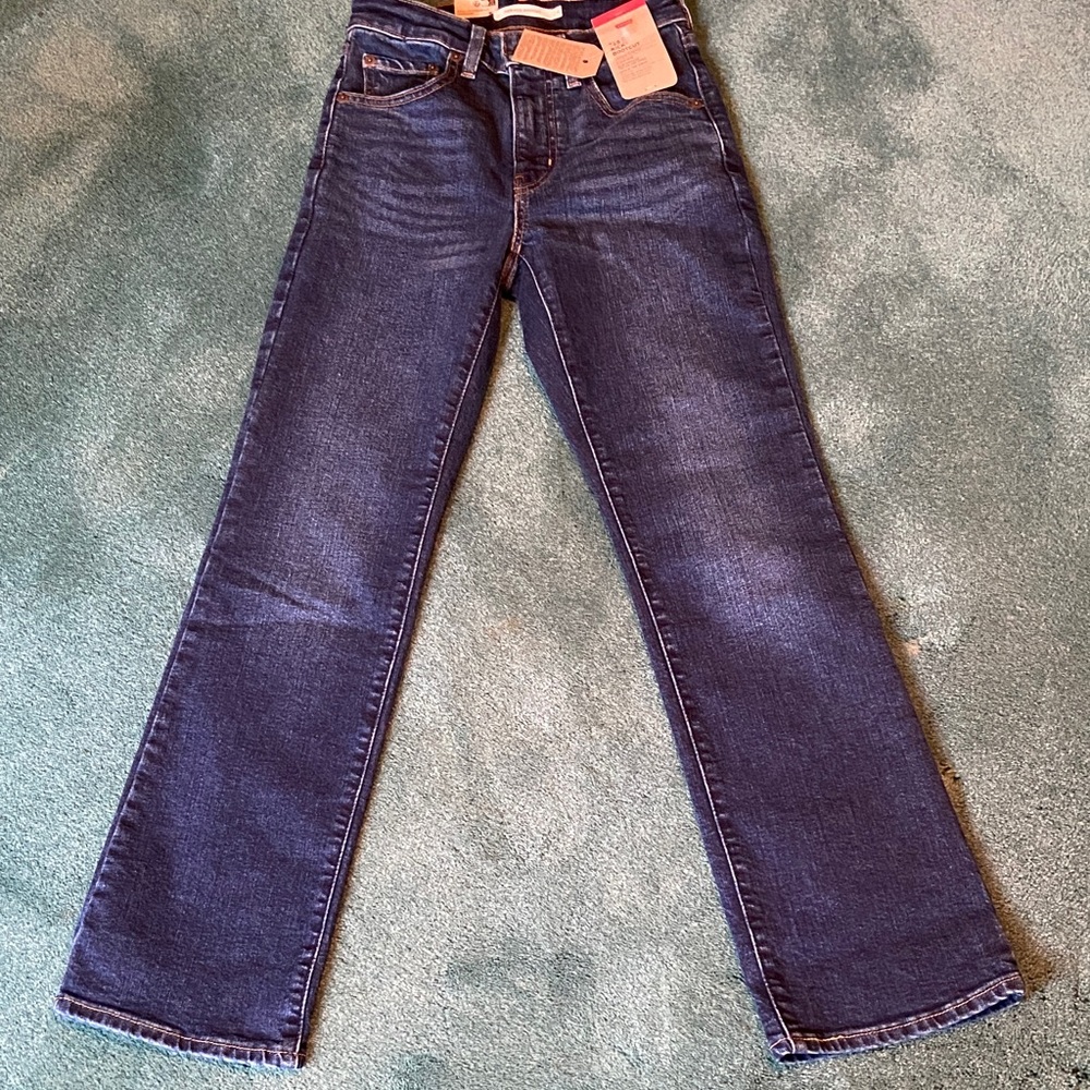 LEVI’S 725 KICK BOOT WOMENS JEANS 24x29. Brand new!